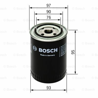 BOSCH_0451103252 Yağ Filtresi FORD METROCAB TRANSİT CONNECT TOURNEO FOCUS FIESTA filitre