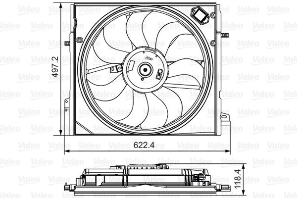 698582 FAN MOTORU NISSAN QASHQAI 2013 214814EB0Q 21481