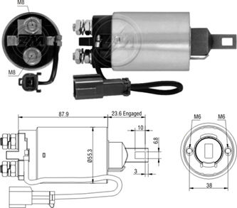 ZM 2896 MARŞ OTOMATİĞİ 24V CANTER  KABLOLU MITSUBISHI M372X11871