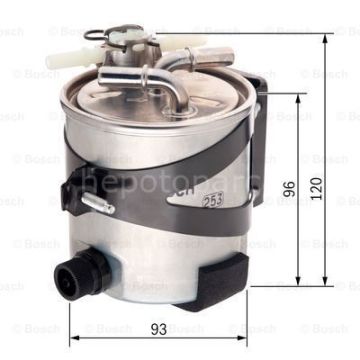 RENAULT Megane II 1.5 dCi Hatchback 11.2002 - 10.2008 BOSCH MAZOT FİLTRESİ filitre