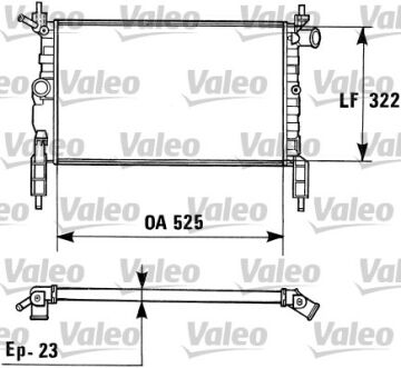 730975 RADYATÖR OPEL ASTRA 1.6 I 1300112 1300113,
