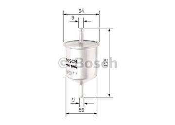 NISSAN Almera 1.4i Hatchback (07.1995 - 04.2000) BOSCH Filtre Seti filitre