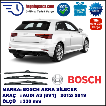 AUDI A3 [8V1] 330 mm 04.2012-... BOSCH Arka Silecek