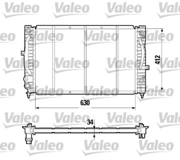 731755 RADYATÖR AUDI A4/A6 4B0121251T