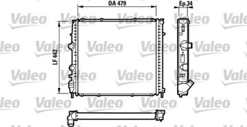 731910 RADYATÖR KANGOO 1.9 1.9 D ECO 7700304932,