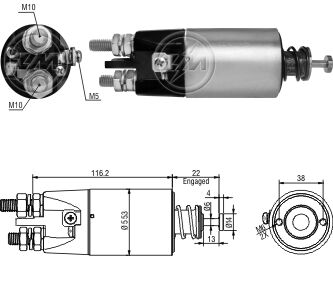2897  MARŞ OTOMATİĞİ 24V  MAN RENAULT  KULAKSIZ  RENAULT MAN  CAT 11,11,,,