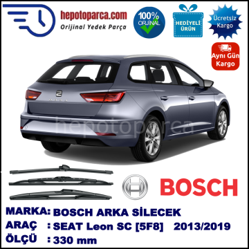 SEAT Leon ST [5F8] 330 mm 08.2013-... BOSCH Arka Silecek