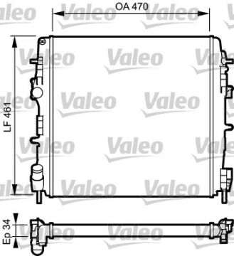 732687 RADYATÖR RENAULT KANGOO 8200072712