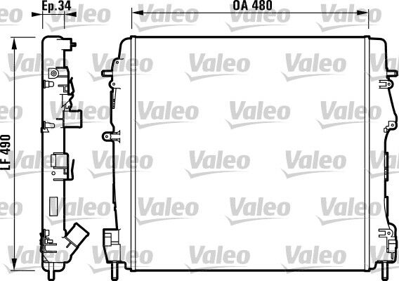 732717 RADYATÖR RENAULT KANGOO 2140000QA8 21400