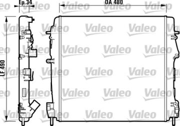 732717 RADYATÖR RENAULT KANGOO 2140000QA8 21400