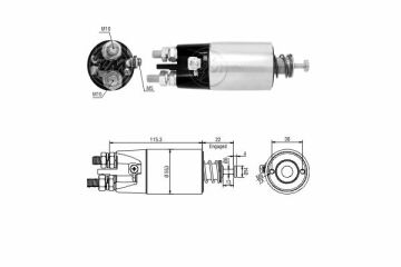 ZM 4897  MARŞ OTOMATİĞİ 24V MERCEDES KALIN CİVATA KULAKSIZ MITSUBISHI AXOR  11,11,,