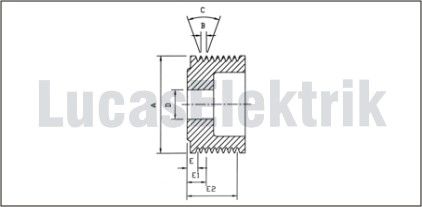 LUCAS UZT502 KASNAK MEGA STAR A128-80A