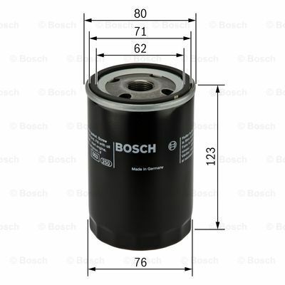 BOSCH_0451103314 Yağ Filtresi VW VOLKSWAGEN; AUDI; SKODA; SEAT