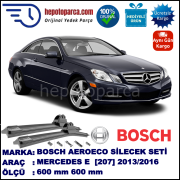 MERCEDES-BENZ Serie E (Coupé) [207] 01.2013-..., 600 / 600 mm. BOSCH AEROECO Aparatlı Muz Silecek