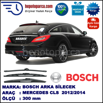 MERCEDES-BENZ Serie CLS Shooting Brake [218] 300 mm 06.2012-02.2014 BOSCH Arka Silecek