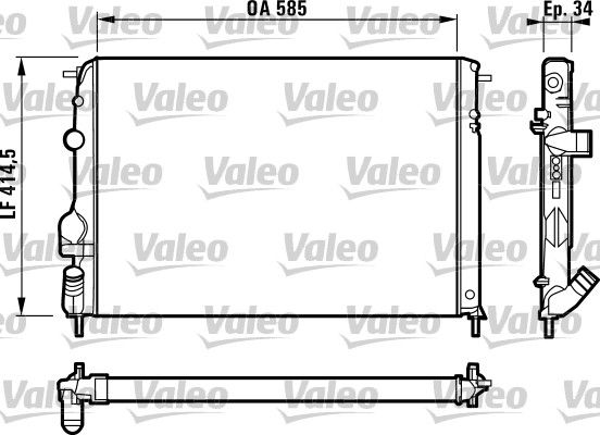 732817 RADYATÖR RENAULT MEGANE 8200189288,