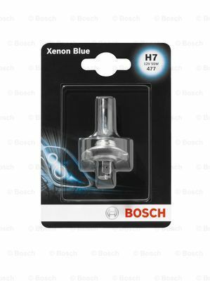 Ampul - Xenon Blue - 12 V - H7  - 55 W - PX26dH7 1 PX26d Seffaf Tekli Paket