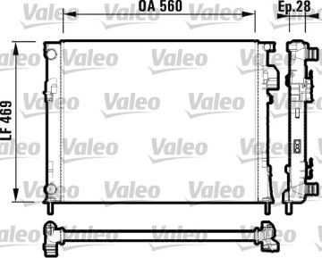 732846 RADYATÖR RENAULT TRAFIC 2140000QAS 21400