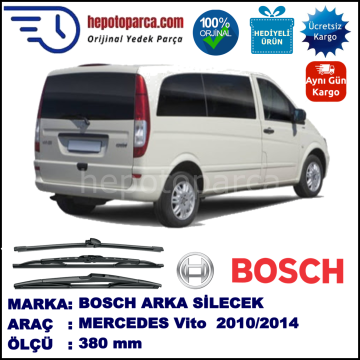 MERCEDES-BENZ Vito [639 T0N] 380 mm 09.2010-... BOSCH Arka Silecek