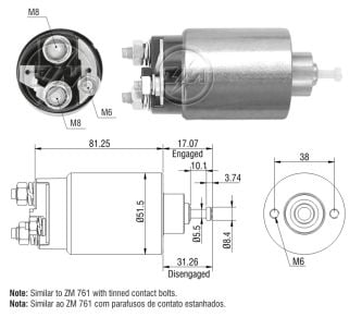 ZM 1761  MARŞ OTOMATİĞİ 12V FORD CONNECT V184 VİDALI TRANSİT   F3RZ-11390-A,,