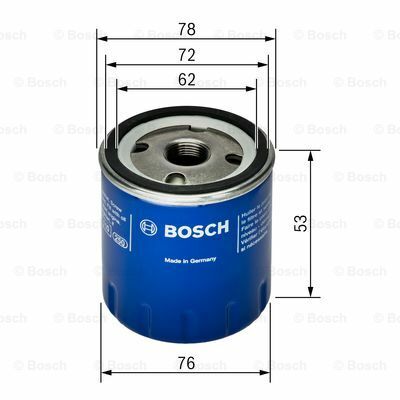 BOSCH_0451103336 Yağ Filtresi RENAULT DACIA NISSAN MITSUBISHI filitre