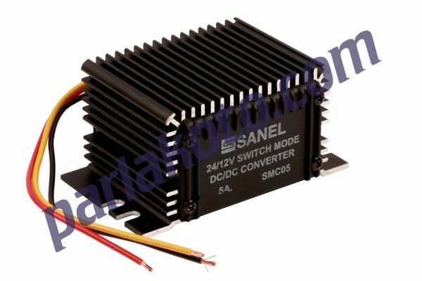 SMC05M 24V->12V 5A Switchmode Konvertör 6 UÇ 60W R Düşürücü 30150033