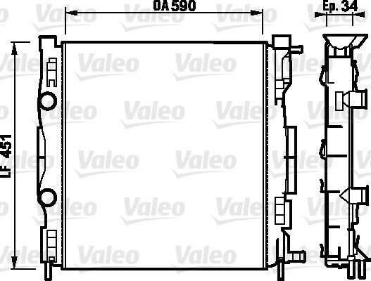 732874 RADYATÖR RENAULT MEGANE II 8200115542