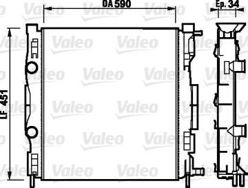 732874 RADYATÖR RENAULT MEGANE II 8200115542