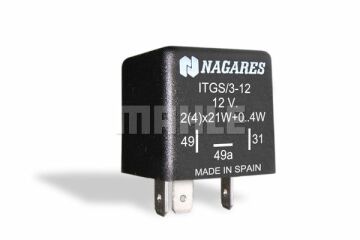 ITGS/3-12 FLASHER UNIT 12V. WITH FUSED LAMP DETECT PASS. CARS UNIVERSAL