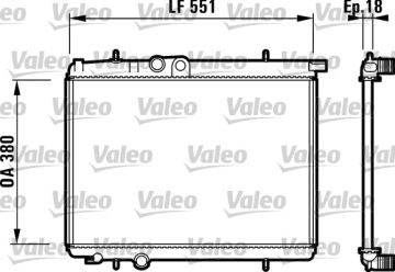 732886 RADYATÖR PEUGEOT 206 133038 1330-38,