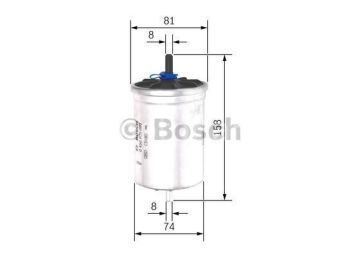 RENAULT 19 1.4i 05.1990 - 12.2001 BOSCH BENZİN FİLTRESİ