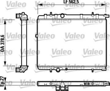 732893 RADYATÖR PSA XSARA/307 133086 1330-86,