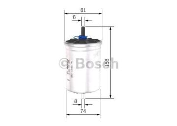 RENAULT 19 1.8i 05.1992 - 12.1995 BOSCH BENZİN FİLTRESİ