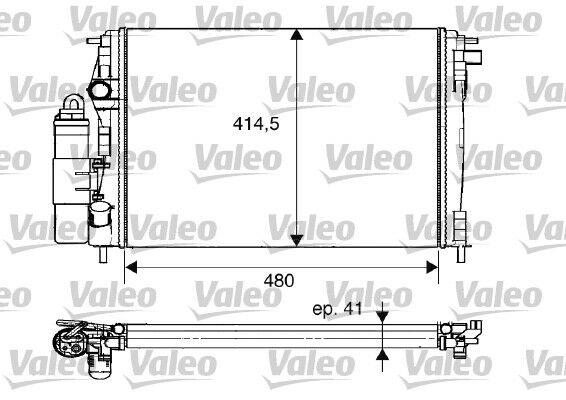 733075 ÇOKLU SOĞUTUCU (RAD.+KOND.) RENAULT CLIO 8200211563