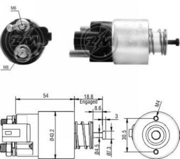 ZM 391    MARŞ OTOMATİĞİ 12V HYUNDAİ ACCENT YM