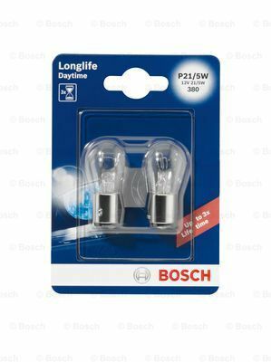 Ampul - Longlife Daytime - 12 V - P21/5W - 21/5 W  BAY15d Seffaf Tekli Paket