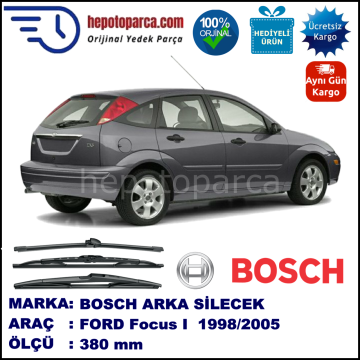 FORD Focus I  [99] 380 mm 08.1998-05.2005 BOSCH Arka Silecek