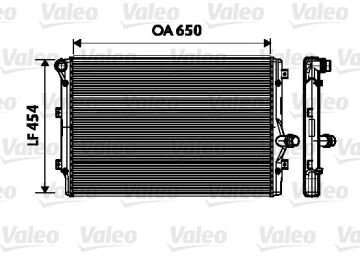 734333 RADYATÖR VW GOLF V 1K0121251AB