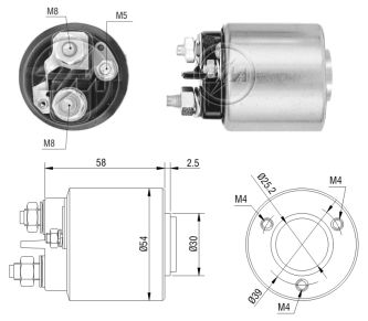 490    MARŞ OTOMATİĞİ 12V PEUGEOT CİVATALI 3D CITROEN 594118