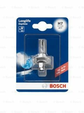 Ampul - Longlife Daytime - 12 V - H7 - 55 W - PX26 PX26d Seffaf Tekli Paket