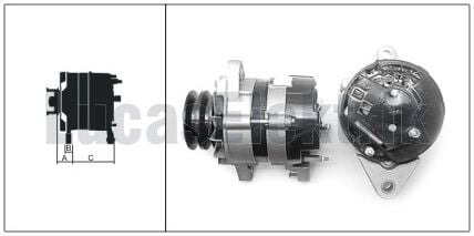 LUCAS 61920057  ALTERNATÖR  A-115 12V 45A MF 240/275 MASSEY FERGUSON