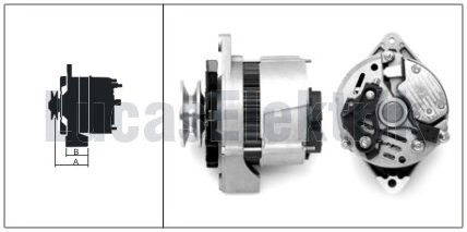 LUCAS 61920170  ALTERNATÖR  A-127 BMC PROFESYONEL 24V TAKOZ KULAK