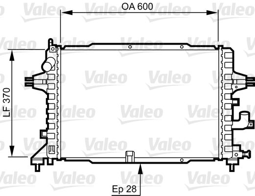 734380 RADYATÖR OPEL ASTRA 1,3 CDTI ZAFIRA D 1300269 13143570