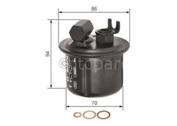 HONDA Civic 1.5i 16V Hatchback (10.1991 - 09.1995) BOSCH Filtre Seti filitre