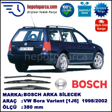 VW Bora Variant [1J6] 380 mm 09.1998-05.2002 BOSCH Arka Silecek