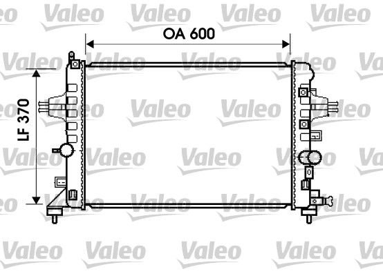 734382 RADYATÖR OPEL ASTRA H ZAFIRA 2 1300266 13145211