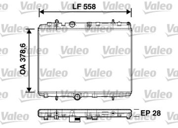 734398 RADYATÖR CITROEN C3 1330P8 1330-P8