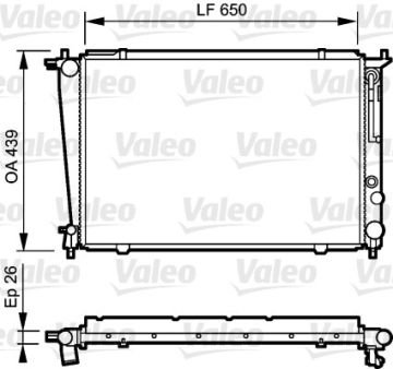734408 RADYATÖR HYUNDAI H200(2.4) 98> 253104A000 25310