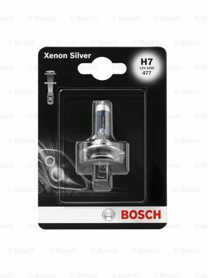 Ampul - Xenon Silver  - 12 V - H7 - 55 W - PX26dH7 PX26d Seffaf Tekli Paket