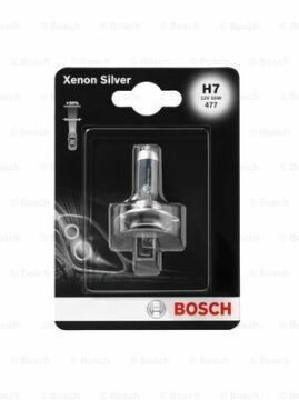 Ampul - Xenon Silver  - 12 V - H7 - 55 W - PX26dH7 PX26d Seffaf Tekli Paket